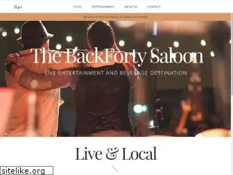 thebackfortysaloon.com