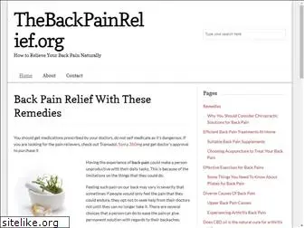 thebackpainrelief.org