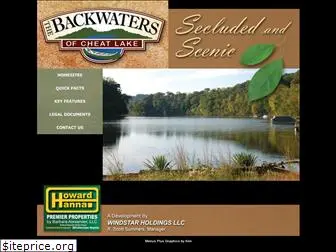 thebackwatersofcheatlake.com