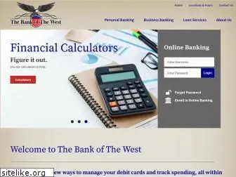 thebankofthewest.com