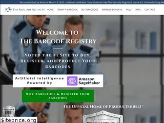 thebarcoderegistry.com