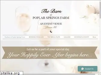 thebarnatpoplarspringsfarm.com