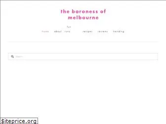 thebaronessofmelbourne.com