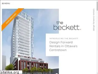 thebeckettottawa.com