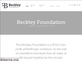 thebeckleyfoundation.org