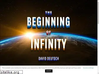 thebeginningofinfinity.com