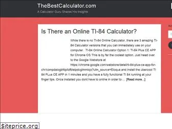 thebestcalculator.com