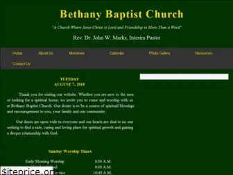 thebethanybaptistchurch.org