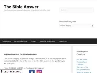thebibleanswer.org