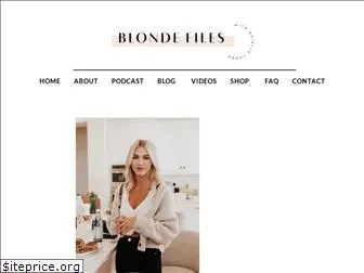 theblondefiles.com