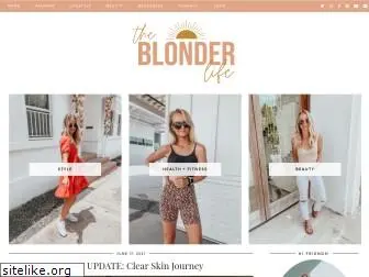 theblonderlife.com