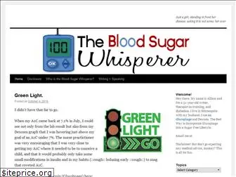 thebloodsugarwhisperer.com