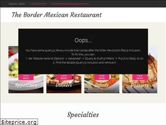 thebordermexicanrestaurant.com