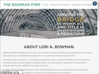 thebowmanlawfirm.com