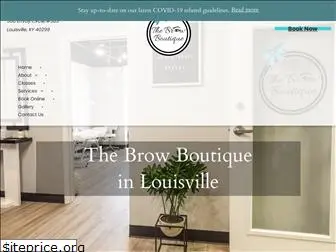 thebrowboutiquelouisville.com