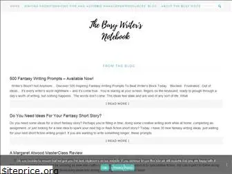 thebusywritersnotebook.com