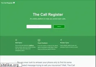 thecallregister.com