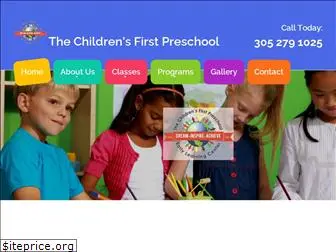 thechildrensfirstpreschool.com