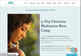 thechristianmeditator.com