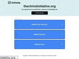 thechristinitiative.org