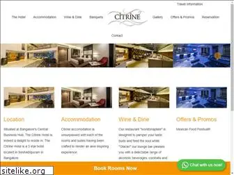 thecitrinehotel.com