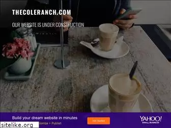 thecoleranch.com