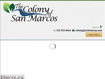 thecolonyofsanmarcos.com