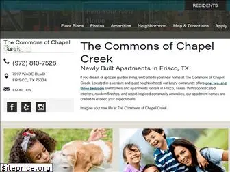 thecommonsofchapelcreek.com