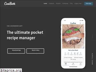 thecookbookapp.com