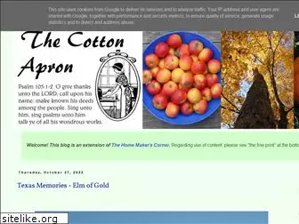 thecottonapron.blogspot.com