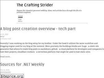 thecraftingstrider.net