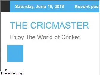 thecricmaster.com