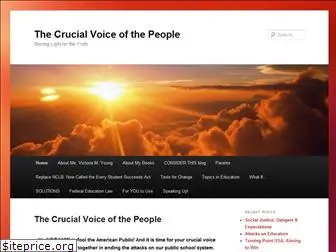 thecrucialvoice.com