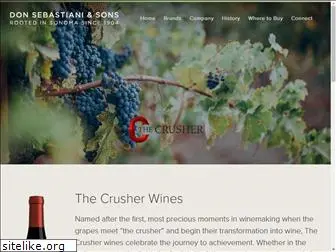 thecrusherwines.com