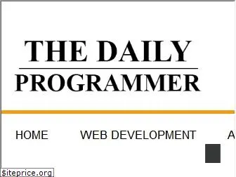 thedailyprogrammer.com