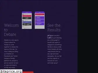 thedebateapp.com