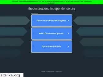 thedeclarationofindependence.org