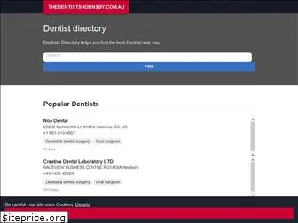 thedentistshornsby.com.au