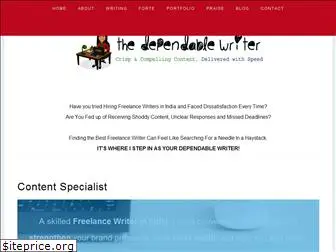 thedependablewriter.com