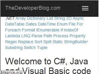 thedeveloperblog.com