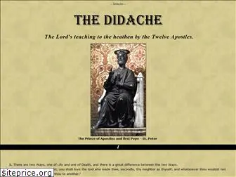 thedidache.com