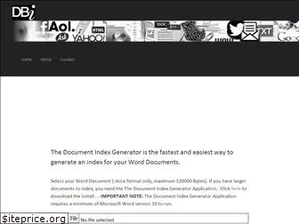 thedocumentindexgeneratorweb.azurewebsites.net