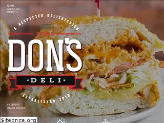 thedonsdeli.com