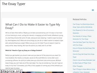 essay typer sites