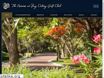 theestatesatbaycolonygolfclub.com