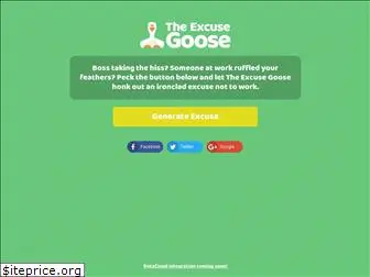 theexcusegoose.com