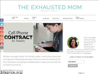 theexhaustedmom.com