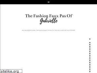 thefashionfauxpasofgabrielle.com