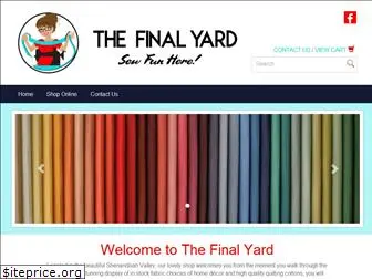 thefinalyard.com