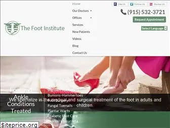 thefootinstitute.com